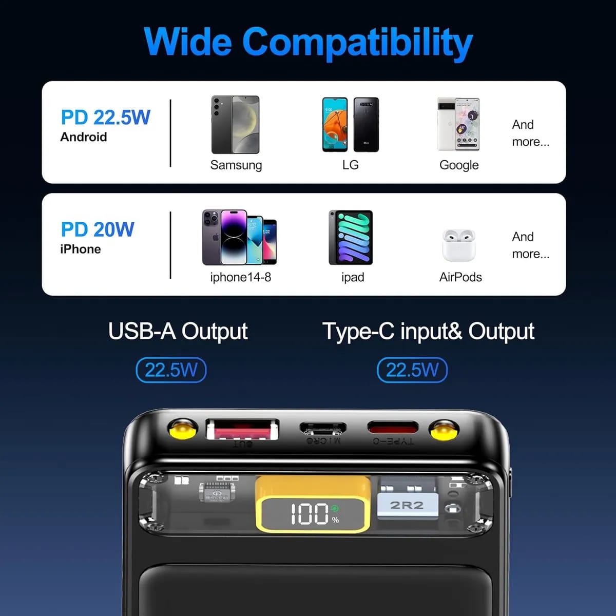 Slim Portable Power Bank