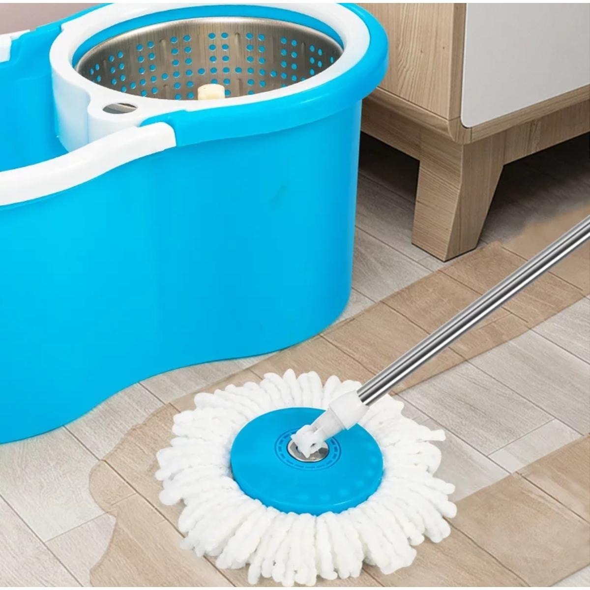 Easy Spin Magical Mop & Steel Bucket Set