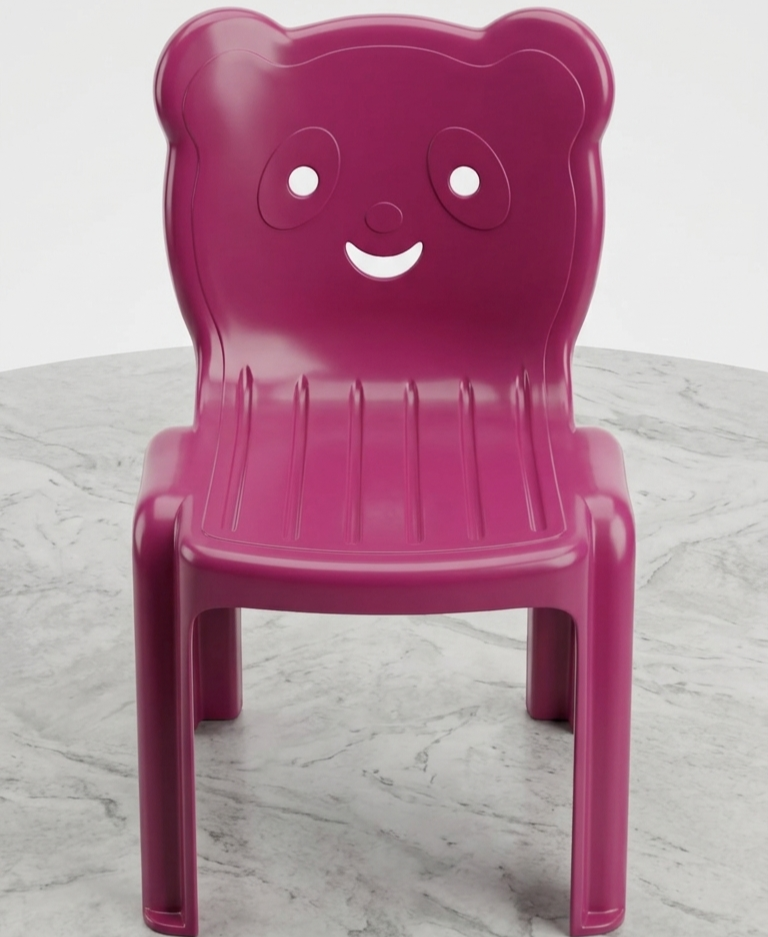 Panda Face Kids Chair – Cute Lightweight Toddler Seat | Habysha