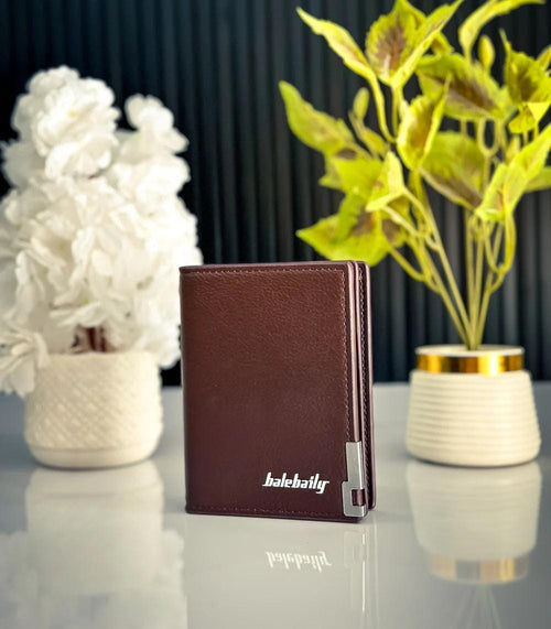 Baellerry Men's Zipper Leather Wallet