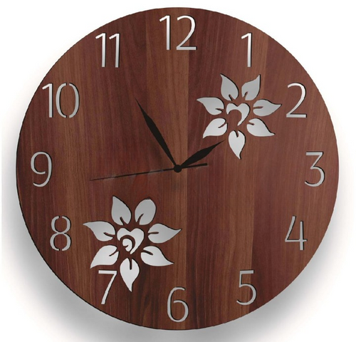 Modern 3D Wooden Wall Clock