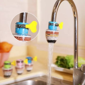 Fan faucet wide spray flow