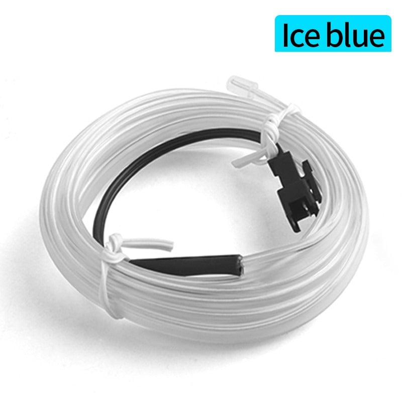 Car neon glow LED strip dashboard