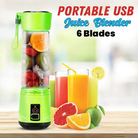 Portable Rechargeable Juice Blender & Smoothie Maker