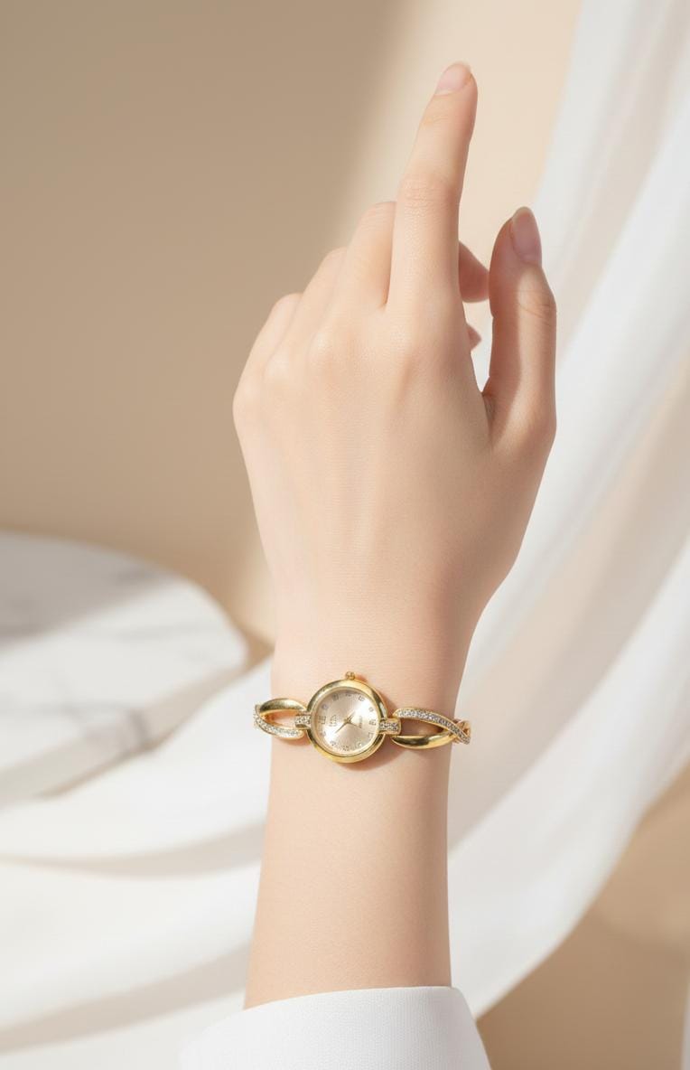 Elegant Zircon Women's Wrist Watch
