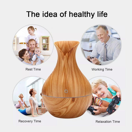 Mini Ultrasonic Aroma Diffuser & Humidifier