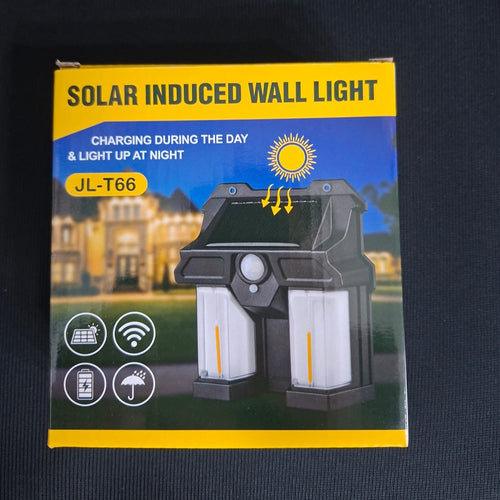 JL-T66 Solar Wall Light – Motion Sensor Outdoor LED Light | Habysha